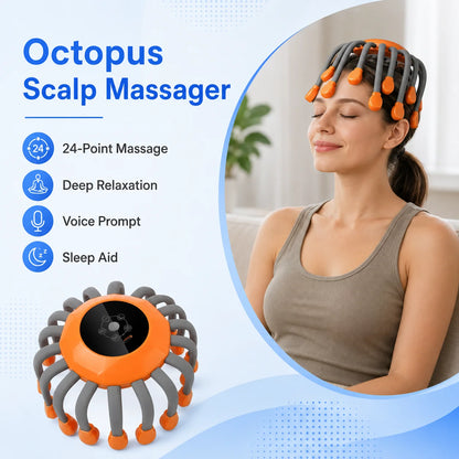 Electric Octopus Scalp Massager