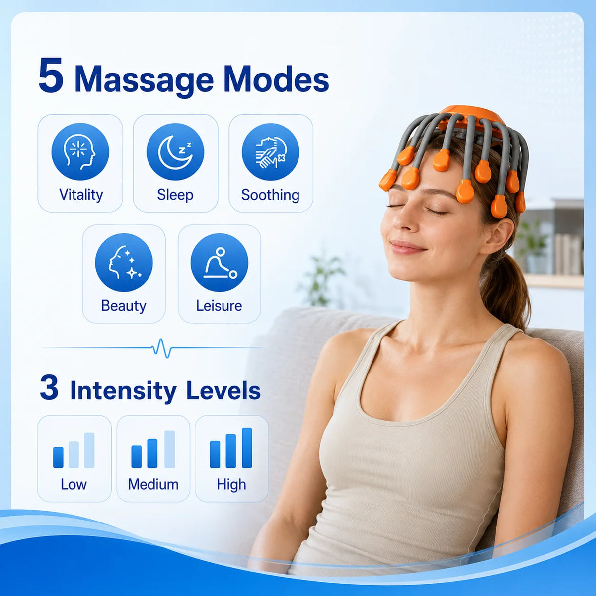 Electric Octopus Scalp Massager