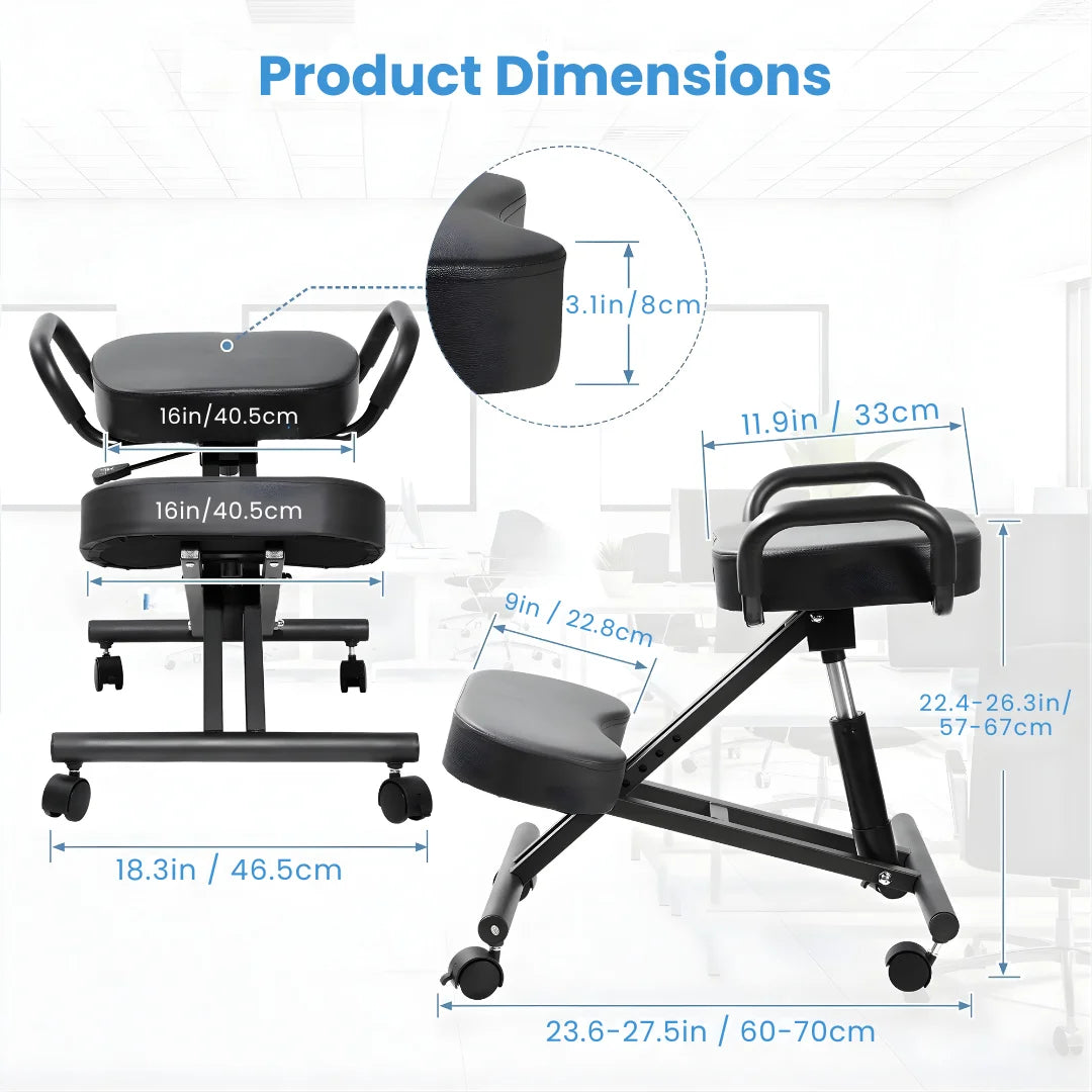 Kneeling Office Chair with Armrest