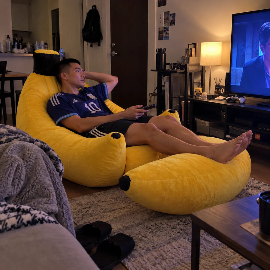 Feet up