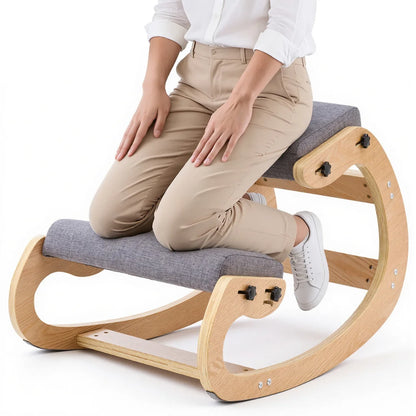 Kneeling Chair with Adjustable Height & Cushions