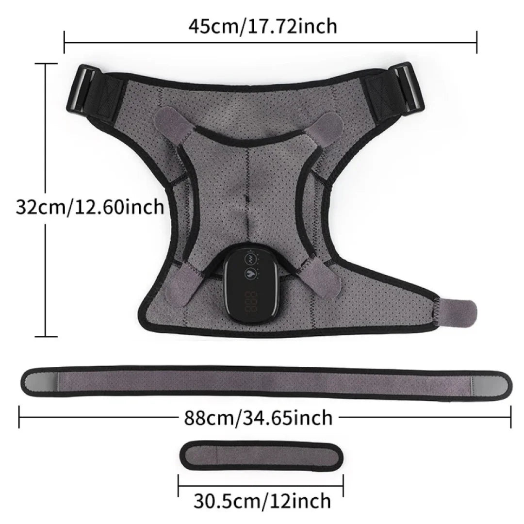 Heated Shoulder Brace with Vibration Massage
