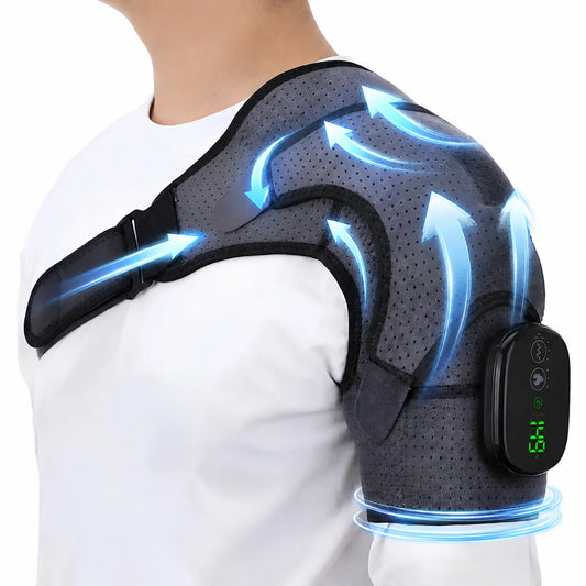 Heated Shoulder Brace with Vibration Massage