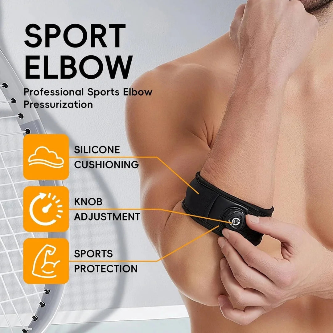Knob Adjustment Elbow Brace