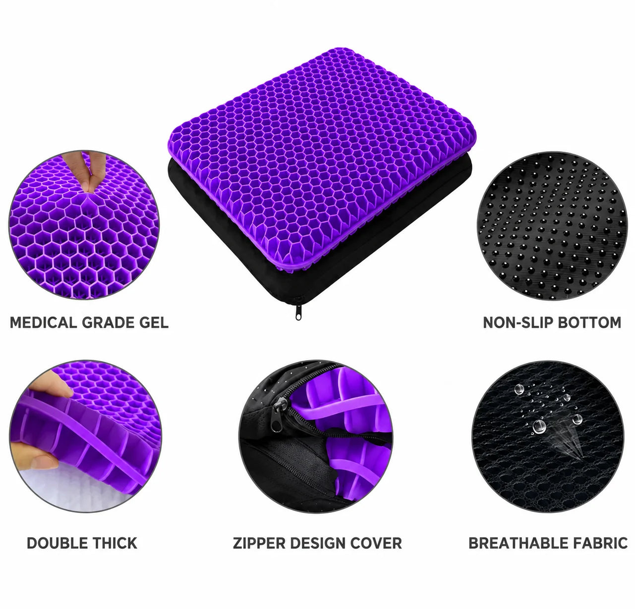 XL Cooling Gel Seat Cushion